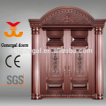 Puertas de entrada de fundición de aluminio de estilo chino de lujo